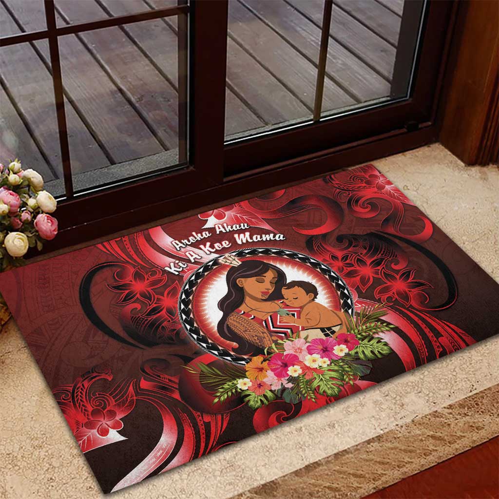 New Zealand Mother's Day Rubber Doormat I Love You Mom