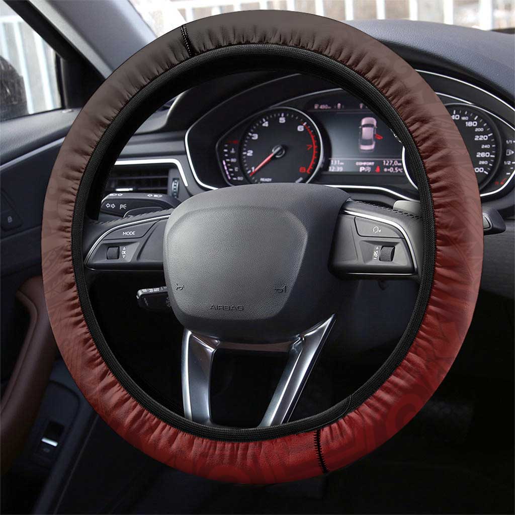 New Zealand Mother's Day Steering Wheel Cover I Love You Mom