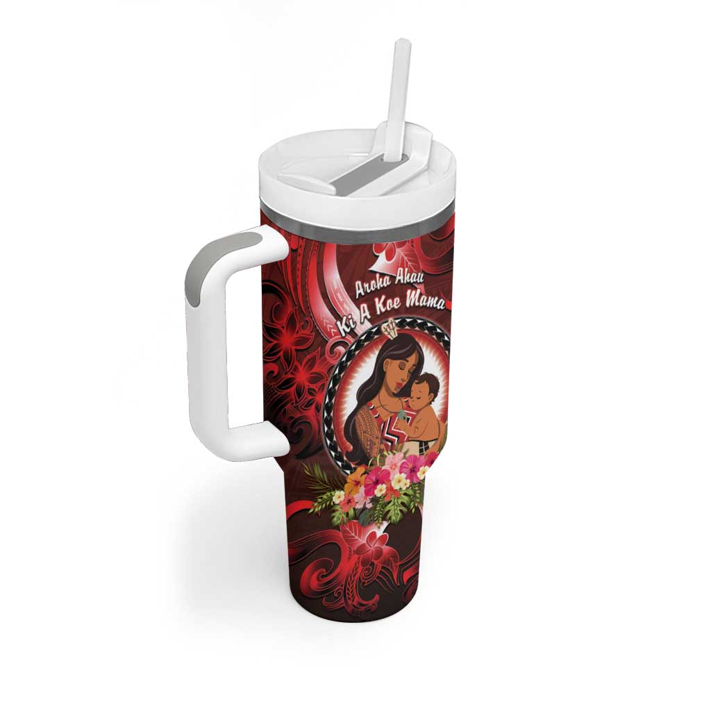 Personalised New Zealand Mother's Day Tumbler With Handle I Love You Mom