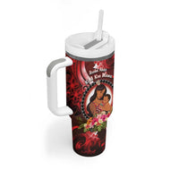 Personalised New Zealand Mother's Day Tumbler With Handle I Love You Mom