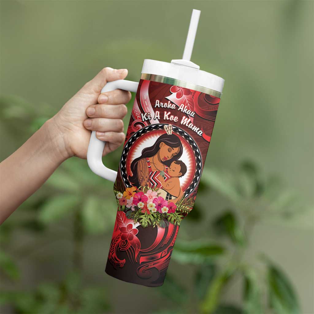 Personalised New Zealand Mother's Day Tumbler With Handle I Love You Mom
