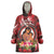 Personalised New Zealand Mother's Day Wearable Blanket Hoodie I Love You Mom