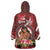 Personalised New Zealand Mother's Day Wearable Blanket Hoodie I Love You Mom