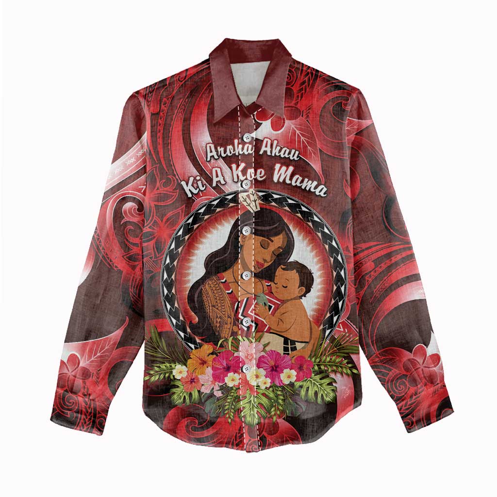 Personalised New Zealand Mother's Day Women Casual Shirt I Love You Mom DT04 - Polynesian Pride