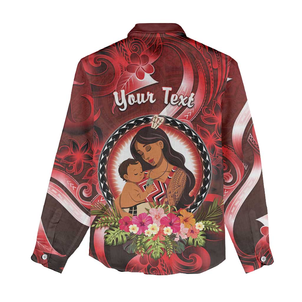 Personalised New Zealand Mother's Day Women Casual Shirt I Love You Mom DT04 - Polynesian Pride