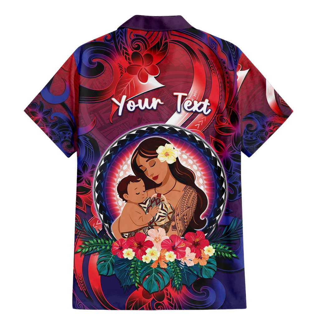 Personalised Samoa Mother's Day Family Matching Mermaid Dress and Hawaiian Shirt I Love You Mom DT04 - Polynesian Pride