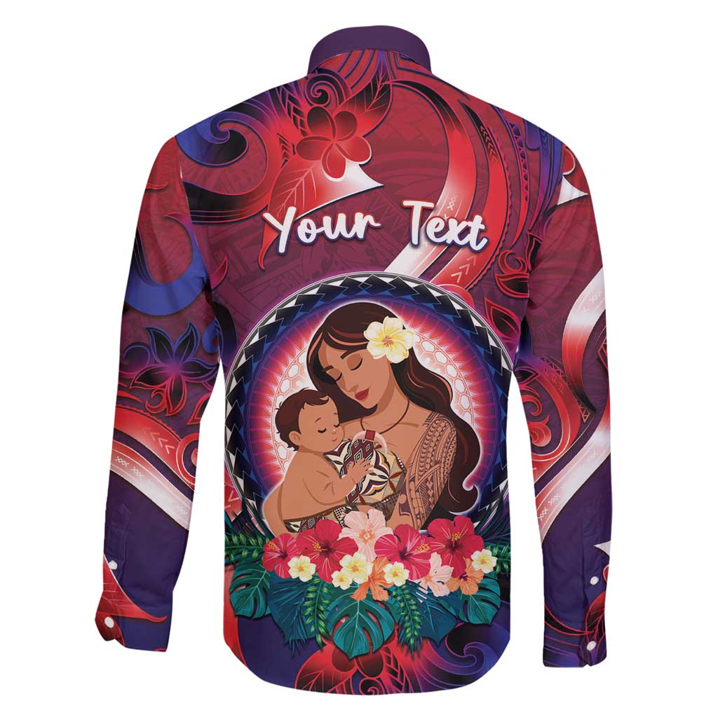 Personalised Samoa Mother's Day Family Matching Mermaid Dress and Hawaiian Shirt I Love You Mom DT04 - Polynesian Pride