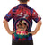 Personalised Samoa Mother's Day Family Matching Off The Shoulder Long Sleeve Dress and Hawaiian Shirt I Love You Mom