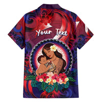 Personalised Samoa Mother's Day Family Matching Tank Maxi Dress and Hawaiian Shirt I Love You Mom DT04 - Polynesian Pride