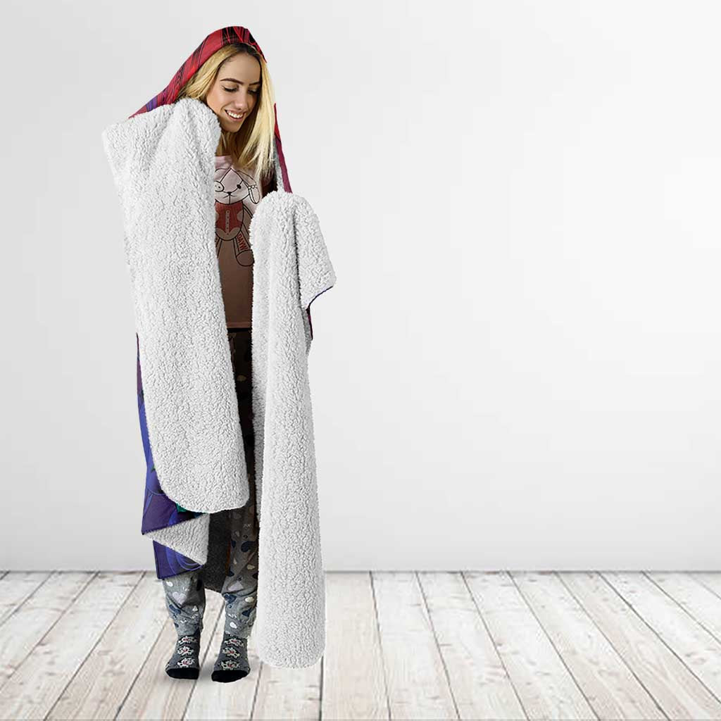 Samoa Mother's Day Hooded Blanket I Love You Mom