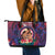 Samoa Mother's Day Leather Tote Bag I Love You Mom