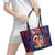 Samoa Mother's Day Leather Tote Bag I Love You Mom