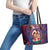 Samoa Mother's Day Leather Tote Bag I Love You Mom