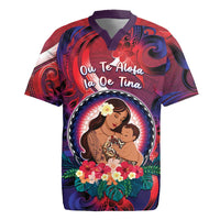 Personalised Samoa Mother's Day Rugby Jersey I Love You Mom