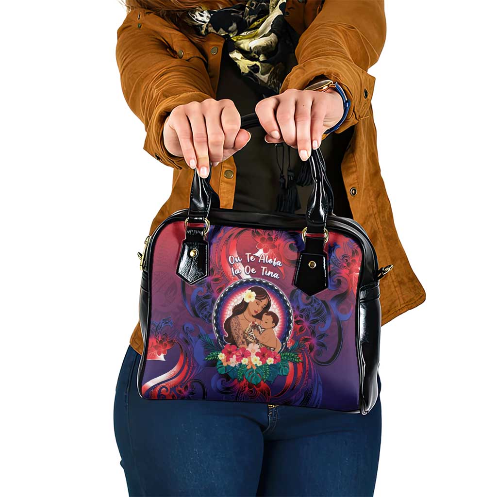 Samoa Mother's Day Shoulder Handbag I Love You Mom