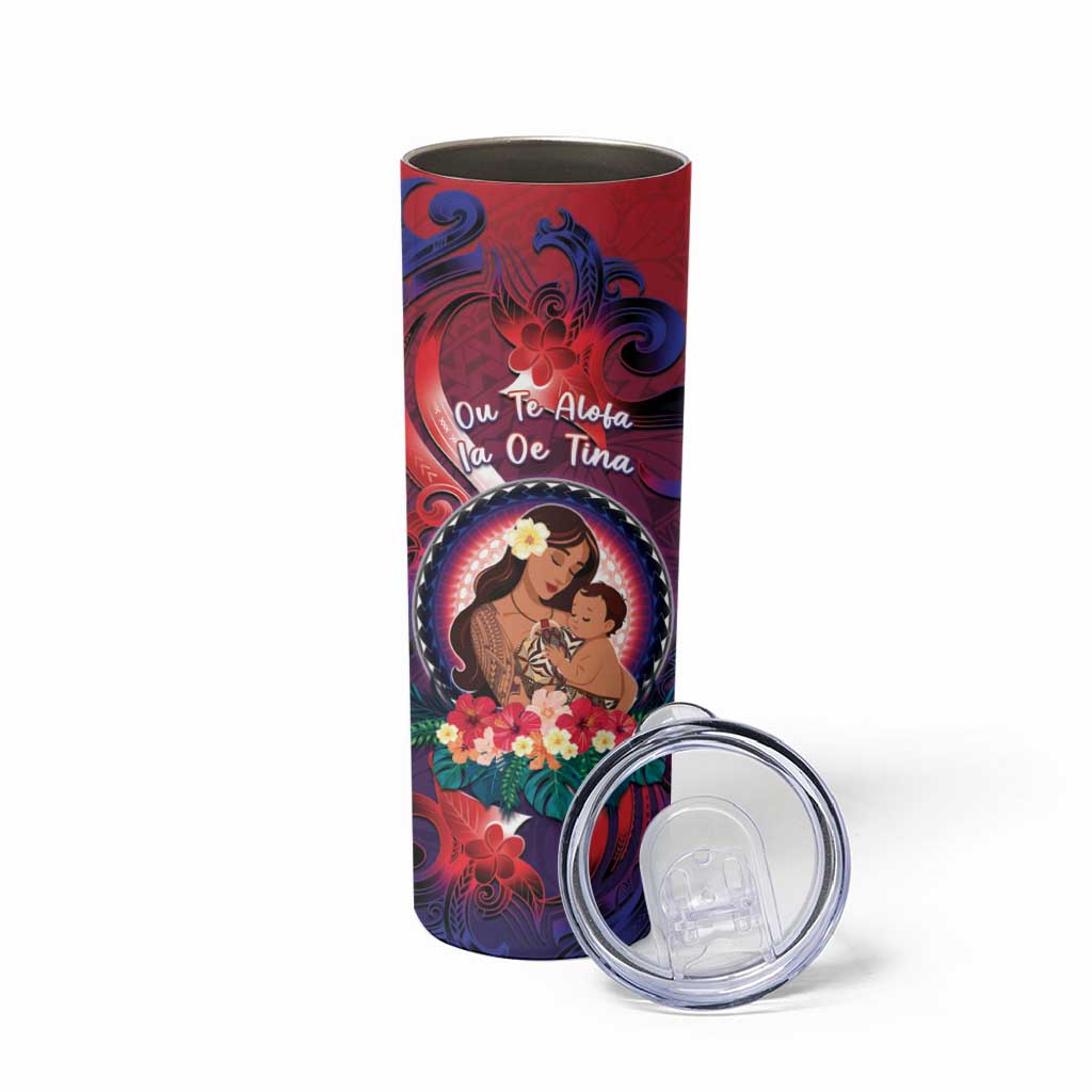 Personalised Samoa Mother's Day Skinny Tumbler I Love You Mom
