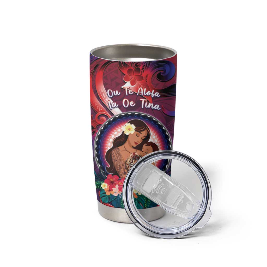 Personalised Samoa Mother's Day Tumbler Cup I Love You Mom