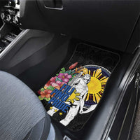 Filipinos Lapu-Lapu Hero Philippines Car Mats Hibiscus Flowers Style DT04 - Polynesian Pride
