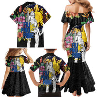 Filipinos Lapu-Lapu Hero Philippines Family Matching Mermaid Dress and Hawaiian Shirt Hibiscus Flowers Style DT04 - Polynesian Pride