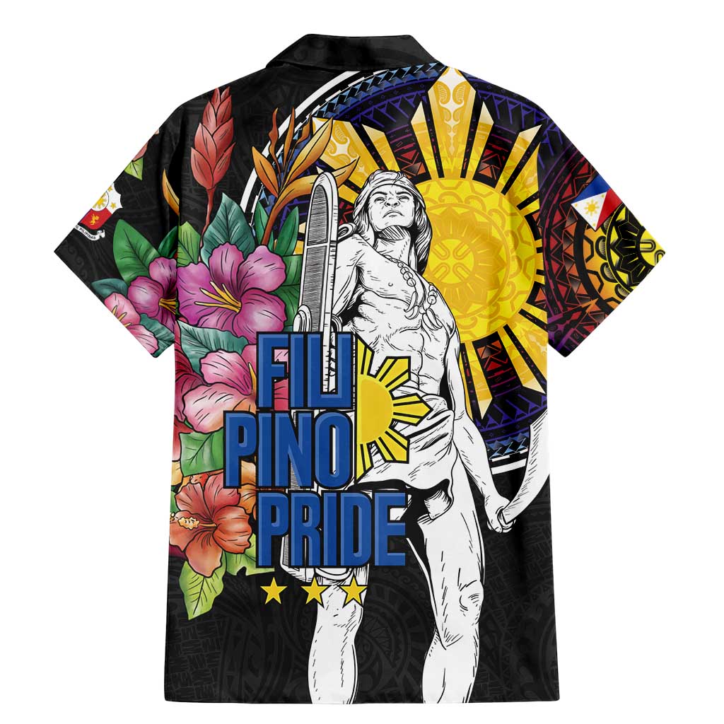 Filipinos Lapu-Lapu Hero Philippines Family Matching Mermaid Dress and Hawaiian Shirt Hibiscus Flowers Style DT04 - Polynesian Pride