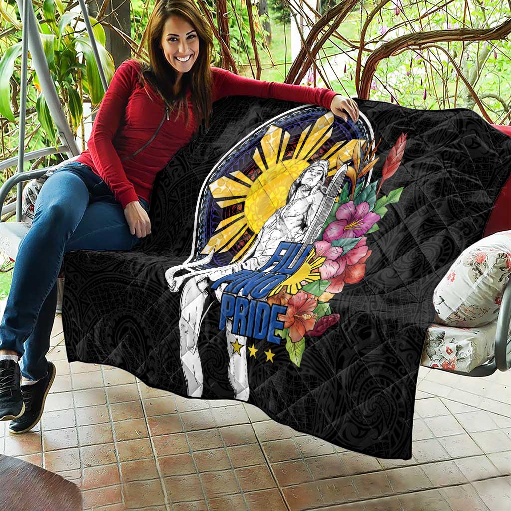 Filipinos Lapu-Lapu Hero Philippines Quilt Hibiscus Flowers Style DT04 - Polynesian Pride