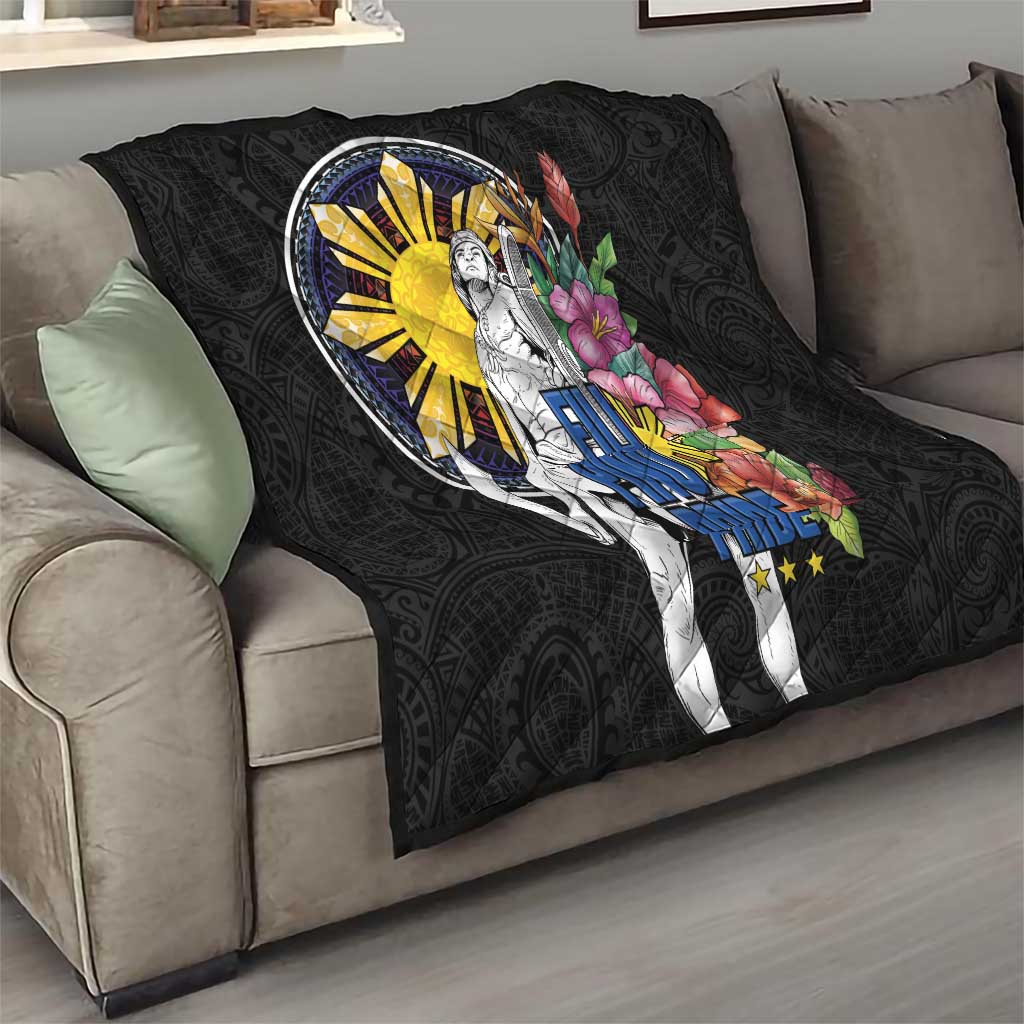 Filipinos Lapu-Lapu Hero Philippines Quilt Hibiscus Flowers Style DT04 - Polynesian Pride