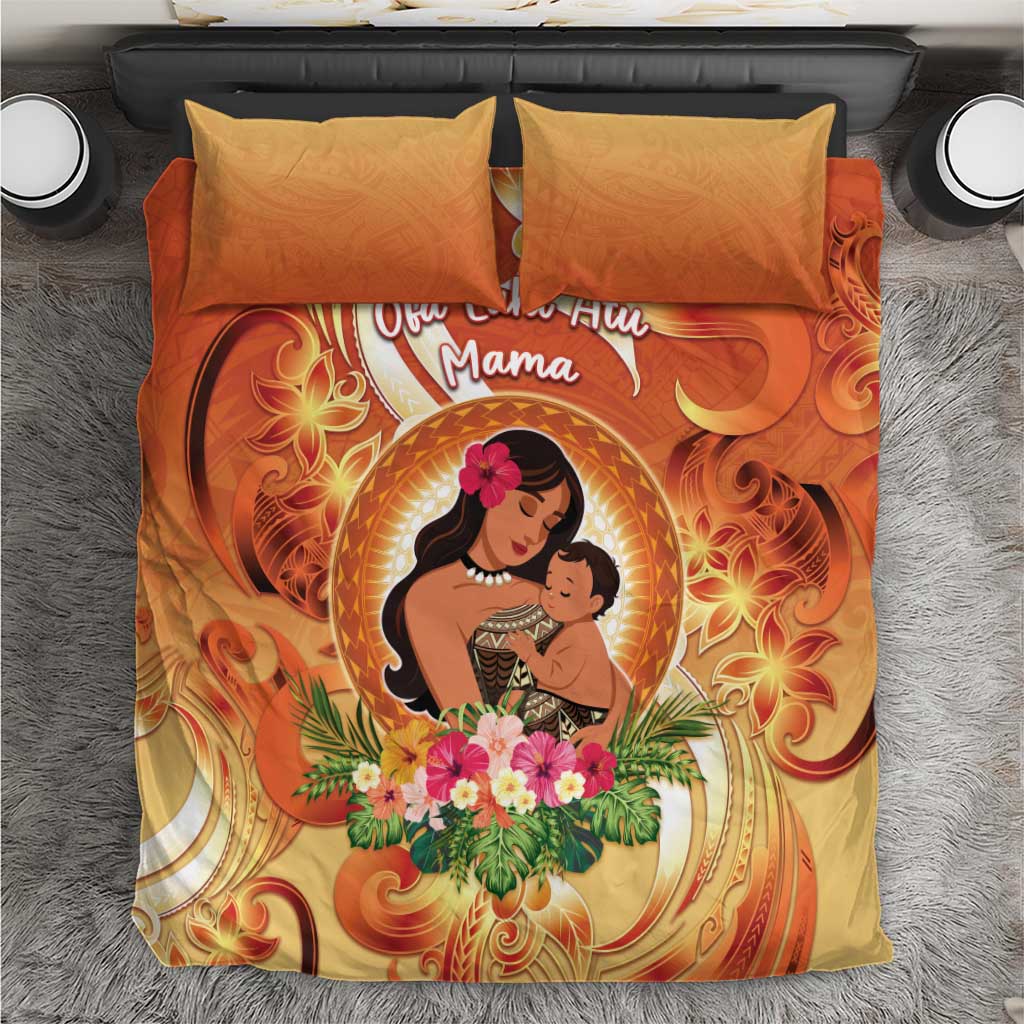 Tonga Mother's Day Bedding Set I Love You Mom