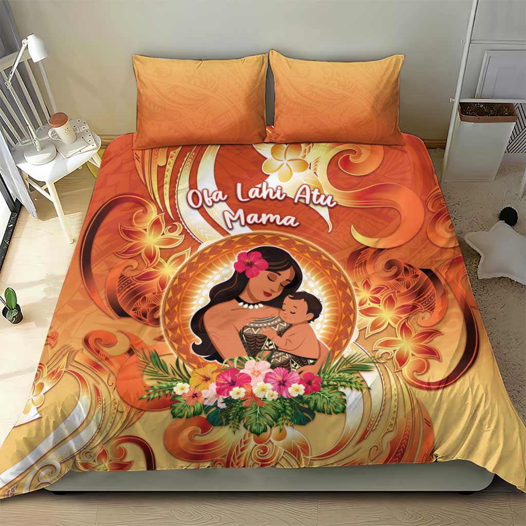 Tonga Mother's Day Bedding Set I Love You Mom
