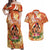 Personalised Tonga Mother's Day Couples Matching Off Shoulder Maxi Dress and Hawaiian Shirt I Love You Mom
