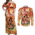 Personalised Tonga Mother's Day Couples Matching Off Shoulder Maxi Dress and Long Sleeve Button Shirt I Love You Mom