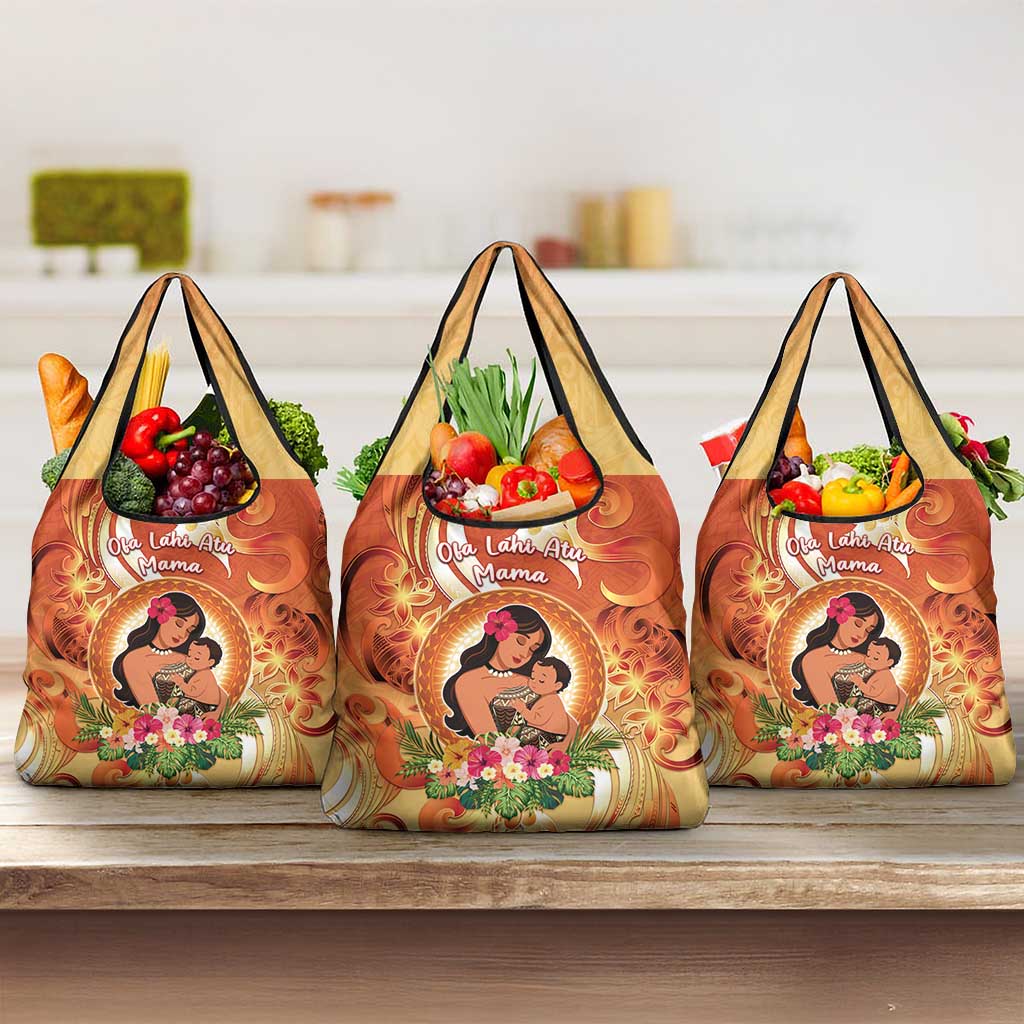 Tonga Mother's Day Grocery Bag I Love You Mom