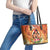 Tonga Mother's Day Leather Tote Bag I Love You Mom