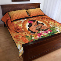 Tonga Mother's Day Quilt Bed Set I Love You Mom