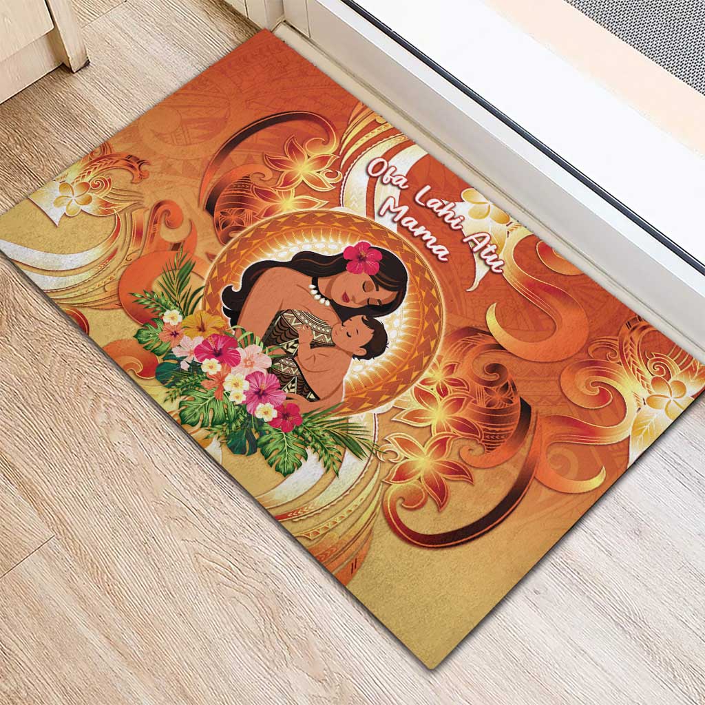 Tonga Mother's Day Rubber Doormat I Love You Mom