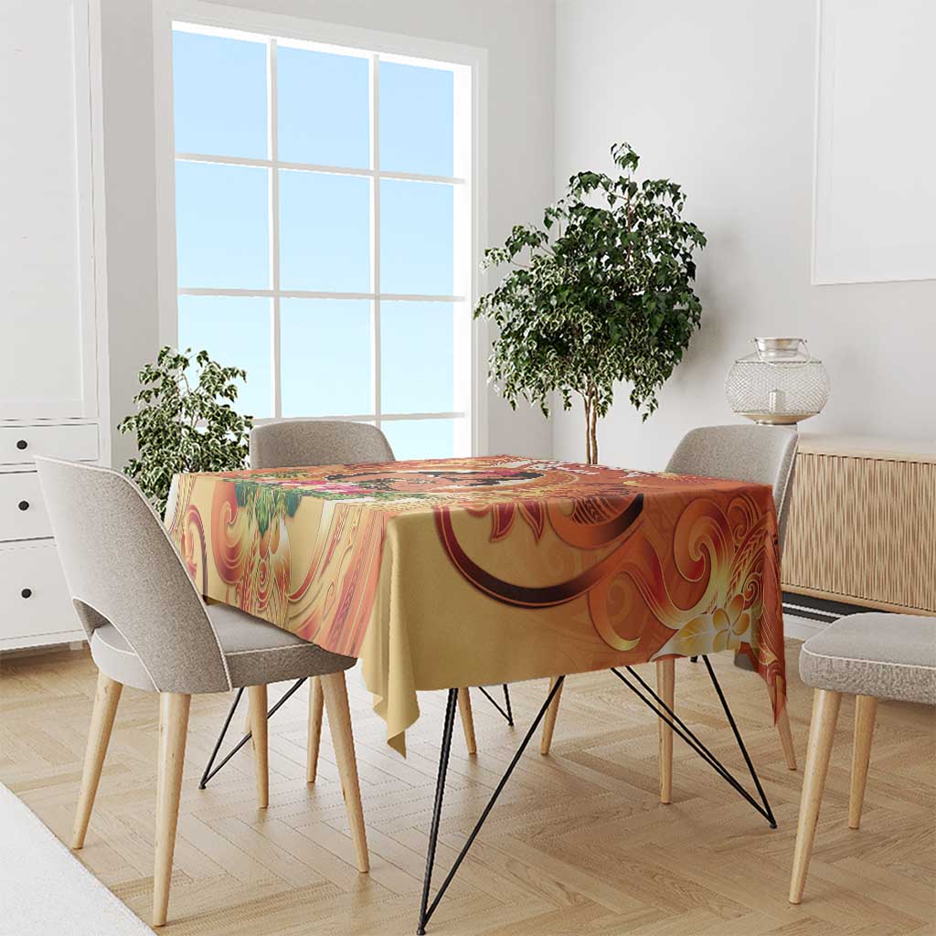 Tonga Mother's Day Tablecloth I Love You Mom