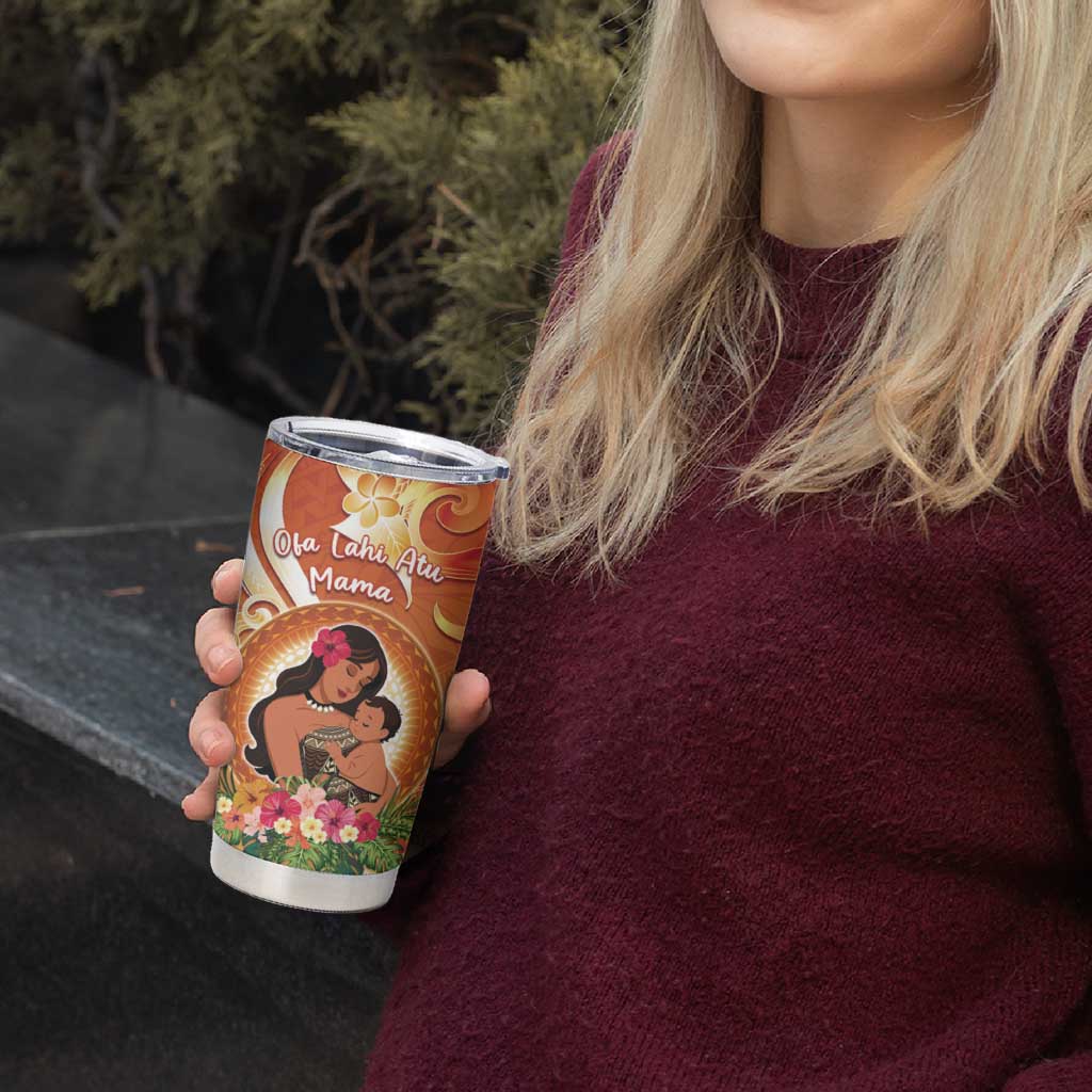 Personalised Tonga Mother's Day Tumbler Cup I Love You Mom