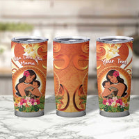 Personalised Tonga Mother's Day Tumbler Cup I Love You Mom