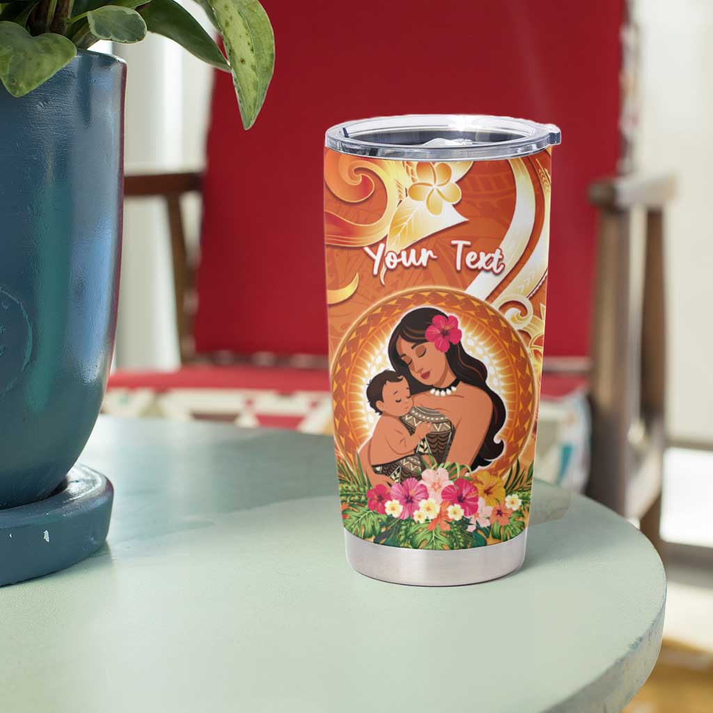Personalised Tonga Mother's Day Tumbler Cup I Love You Mom