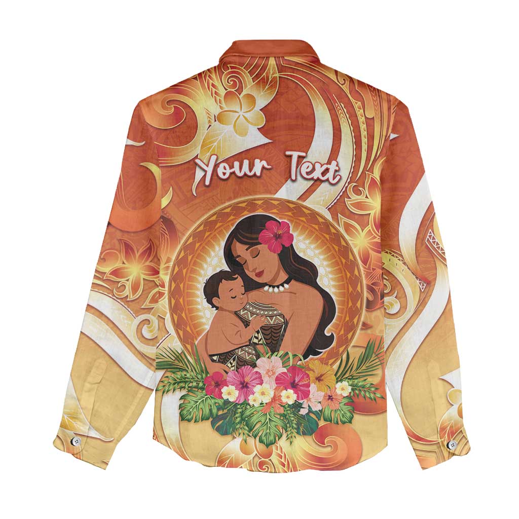 Personalised Tonga Mother's Day Women Casual Shirt I Love You Mom