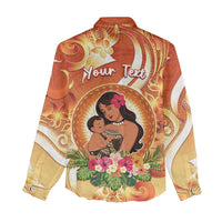 Personalised Tonga Mother's Day Women Casual Shirt I Love You Mom