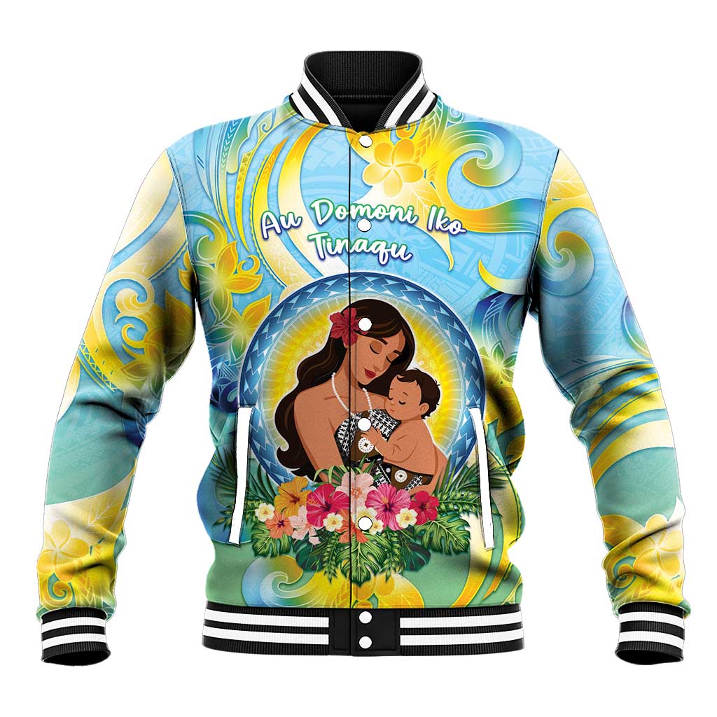 Personalised Fiji Mother's Day Baseball Jacket I Love You Mom