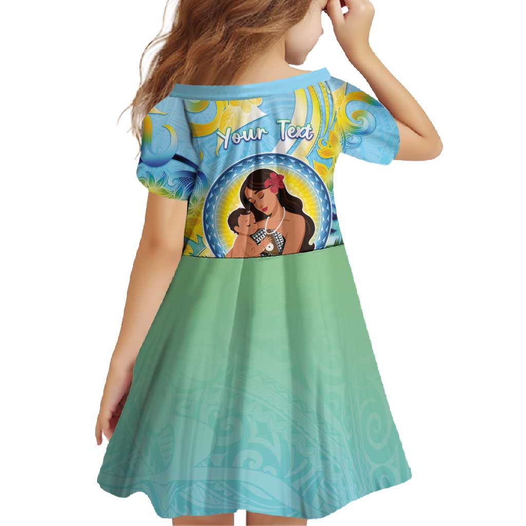 Personalised Fiji Mother's Day Family Matching Off Shoulder Maxi Dress and Hawaiian Shirt I Love You Mom DT04 - Polynesian Pride
