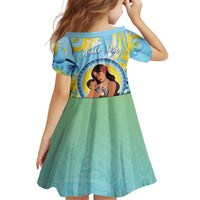 Personalised Fiji Mother's Day Family Matching Off Shoulder Maxi Dress and Hawaiian Shirt I Love You Mom DT04 - Polynesian Pride