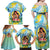 Personalised Fiji Mother's Day Family Matching Off Shoulder Maxi Dress and Hawaiian Shirt I Love You Mom