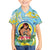 Personalised Fiji Mother's Day Family Matching Off Shoulder Maxi Dress and Hawaiian Shirt I Love You Mom