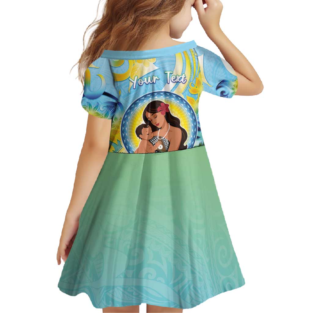 Personalised Fiji Mother's Day Family Matching Summer Maxi Dress and Hawaiian Shirt I Love You Mom DT04 - Polynesian Pride