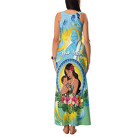 Personalised Fiji Mother's Day Family Matching Tank Maxi Dress and Hawaiian Shirt I Love You Mom DT04 - Polynesian Pride