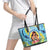 Fiji Mother's Day Leather Tote Bag I Love You Mom