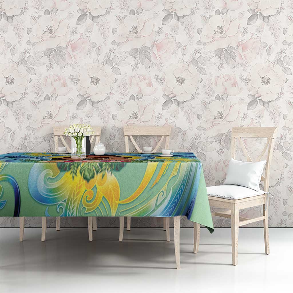 Fiji Mother's Day Tablecloth I Love You Mom