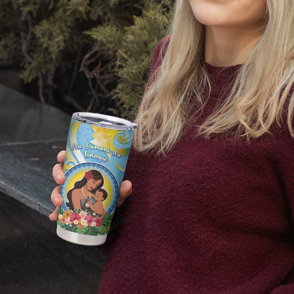 Personalised Fiji Mother's Day Tumbler Cup I Love You Mom